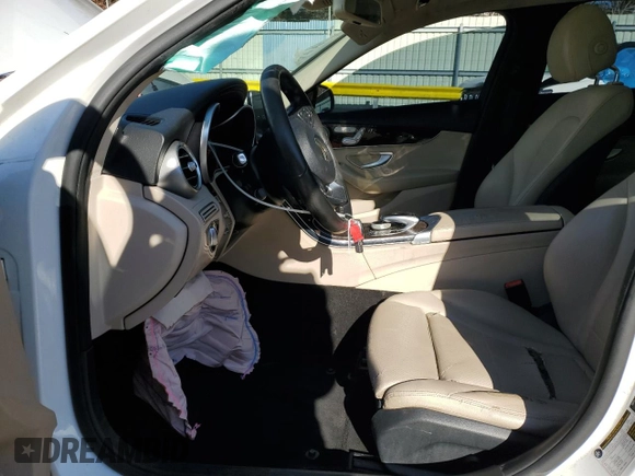 2017 Mercedes-Benz C 300 with VIN 55SWF4KB8HU209903, listed as a Copart auction lot 45295475 with Not Provided miles and Salvage Title. Bid and sale history available at carsss.com. Image 7.