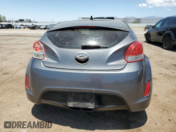 2013 Hyundai Veloster w/Black Int with VIN KMHTC6AD1DU166692, listed as a Copart auction lot 63905905 with 192,277 mi miles and Clean title. Bid and sale history available at DreamBid. Image 6.