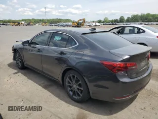 2015 Acura TLX V6 with VIN 19UUB2F38FA017772, listed as a Copart auction lot 56461695 with Not provided miles and Salvage title. Bid and sale history available at DreamBid. Image 3.