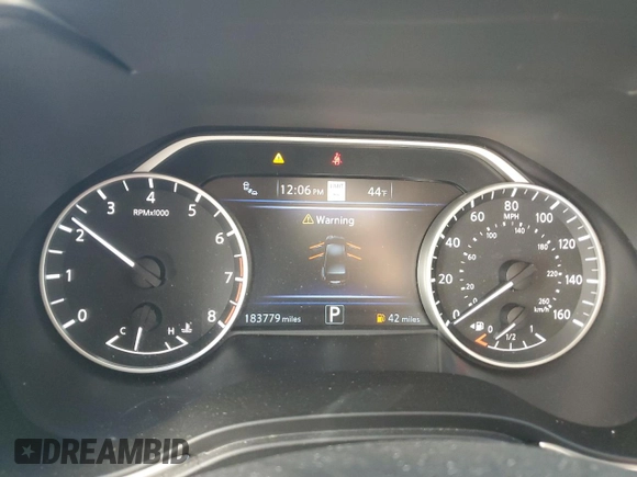 2020 Nissan Maxima Platinum with VIN 1N4AA6FV9LC377684, listed as a Copart auction lot 85075484 with 183,779 mi miles and Salvage Title. Bid and sale history available at DreamBid. Image 9.