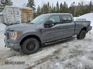 2022 Ford F-150 XL with VIN 1FTFW1E59NFB88380, listed as a Copart auction lot 46898615 with 41,802 mi miles and Salvage Title. Bid and sale history available at carsss.com. Image 1.