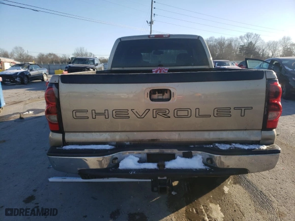 2006 Chevrolet Silverado 1500 LS with VIN 1GCEC19V26Z299240, listed as a Copart auction lot 45420005 with 249,430 mi miles and Salvage Title. Bid and sale history available at carsss.com. Image 6.