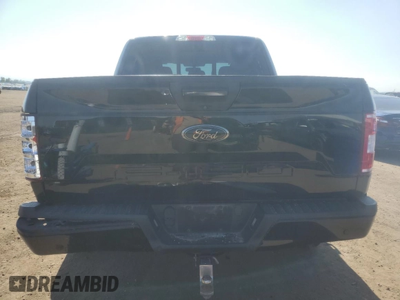 2018 Ford F-150 XL with VIN 1FTEW1EPXJFC53437, listed as a Copart auction lot 59896395 with 65,502 mi miles and Salvage title. Bid and sale history available at DreamBid. Image 6.