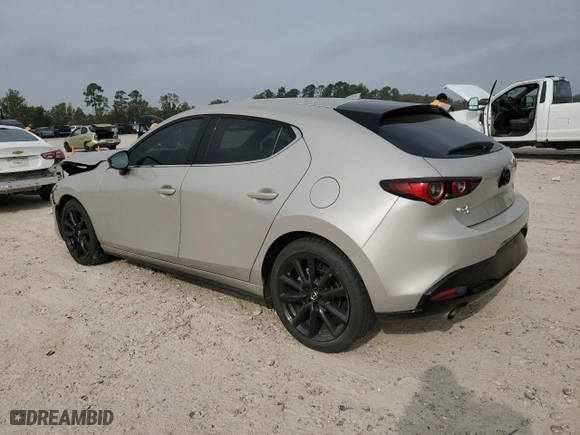 2023 Mazda Mazda3 Hatchback 2.5 Turbo with VIN JM1BPBJY3P1615893, listed as a Copart auction lot 82748154 with 15,209 mi miles and Salvage Title. Bid and sale history available at carsss.com. Image 2.