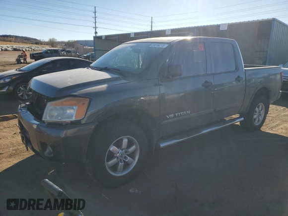 2012 Nissan Titan SV with VIN 1N6BA0EC2CN317761, listed as a Copart auction lot 89278215 with Not Provided miles and Salvage Title. Bid and sale history available at carsss.com. Image 1.