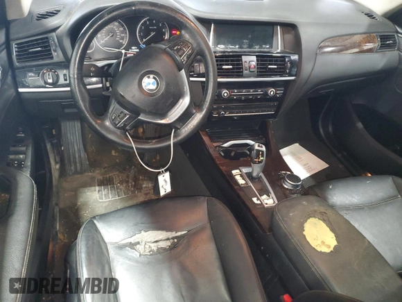 2017 BMW X3 xDrive28i with VIN 5UXWX9C30H0W70206, listed as a Copart auction lot 48616615 with 147,545 mi miles and Clean Title. Bid and sale history available at DreamBid. Image 8.