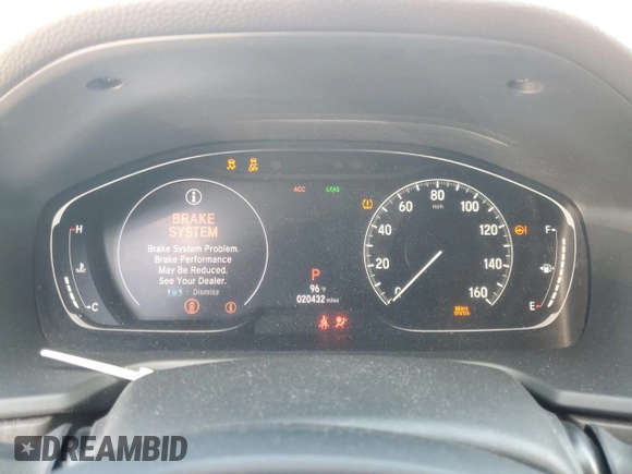 2018 Honda Accord Touring with VIN 1HGCV1F94JA059656, listed as a Copart auction lot 62375765 with 20,432 mi miles and Salvage title. Bid and sale history available at DreamBid. Image 9.