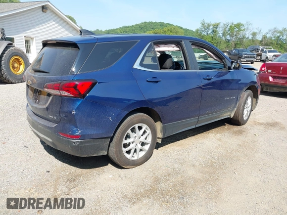 2023 Chevrolet Equinox LT z VIN 3GNAXUEG3PS152703, wystawiony jako IAAI lot #42294918 z przebiegiem 28 516 mil mil oraz . Historia ofert i sprzedaży dostępna na DreamBid. Obrazek 4.