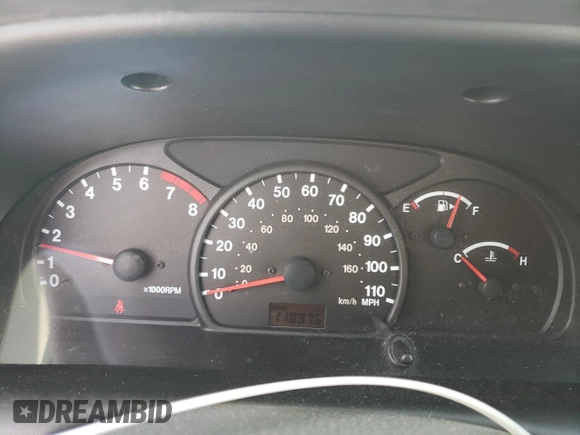 2003 Chevrolet Tracker with VIN 2CNBE13CX36943395, listed as a Copart auction lot 70964574 with 118,975 mi miles and Salvage title. Bid and sale history available at DreamBid. Image 9.