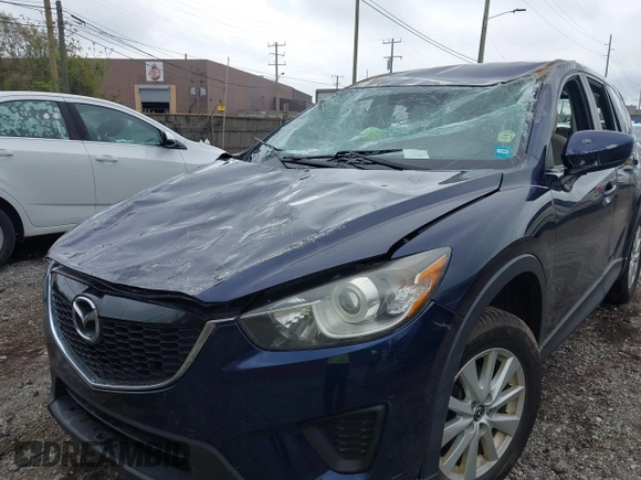 2013 Mazda CX-5 Sport with VIN JM3KE2BE1D0160254, listed as a IAAI auction lot 42256555 with 136,476 mi miles and . Bid and sale history available at DreamBid. Image 6.