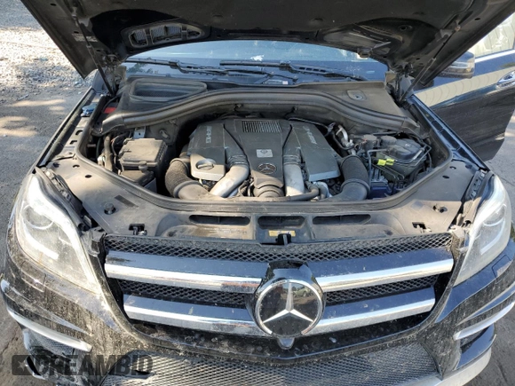 2015 Mercedes-Benz GL-Class GL 63 AMG with VIN 4JGDF7EE2FA566897, listed as a Copart auction lot 64059104 with 0 mi miles and Salvage Title. Bid and sale history available at carsss.com. Image 12.