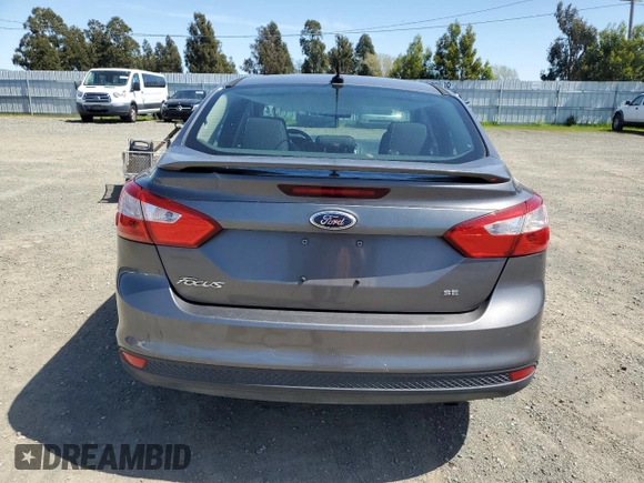 2012 Ford Focus SE with VIN 1FAHP3F26CL371455, listed as a Copart auction lot 51978065 with 157,615 mi miles and Salvage Title. Bid and sale history available at carsss.com. Image 6.