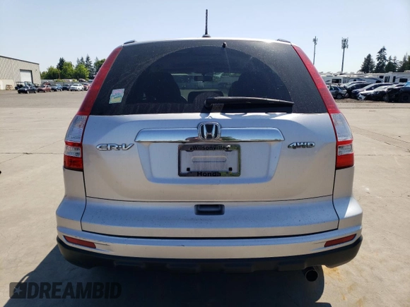 2010 Honda CR-V EX-L with VIN 5J6RE4H75AL051067, listed as a Copart auction lot 59823455 with 102,032 mi miles and Salvage title. Bid and sale history available at DreamBid. Image 6.