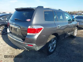 2011 Toyota Highlander Limited with VIN 5TDDK3EH9BS084430, listed as a IAAI auction lot 41821326 with 162,346 mi miles and . Bid and sale history available at DreamBid. Image 4.