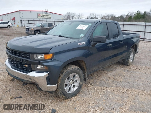 2020 Chevrolet Silverado 1500 Work Truck with VIN 1GCRYAEF7LZ181889, listed as a IAAI auction lot 41654233 with 129,594 mi miles and . Bid and sale history available at DreamBid. Image 23.