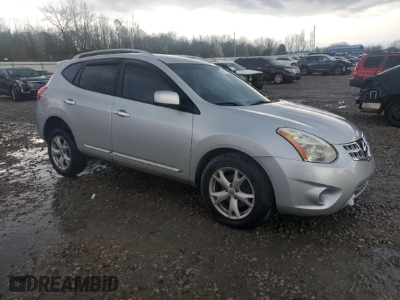 2011 Nissan Rogue SV with VIN JN8AS5MT4BW568126, listed as a Copart auction lot 46417875 with 123,718 mi miles and Salvage Title. Bid and sale history available at carsss.com. Image 4.