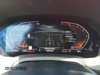 2022 BMW 4 Series 430i with VIN WBA63AV06NFM11260, listed as a Copart auction lot 57551825 with 52,969 mi miles and Salvage title. Bid and sale history available at DreamBid. Image 9.