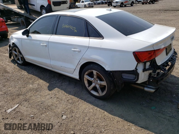 2016 Audi A3 1.8T Premium with VIN WAUA7GFF7G1099938, listed as a Copart auction lot 50605253 with 113,691 mi miles. Bid and sale history available at carsss.com. Image 2.