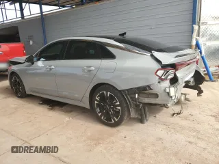 2022 Kia K5 GT-Line with VIN 5XXG64J22NG105410, listed as a Copart auction lot 43160525 with 51,158 mi miles and Salvage Title. Bid and sale history available at carsss.com. Image 2.