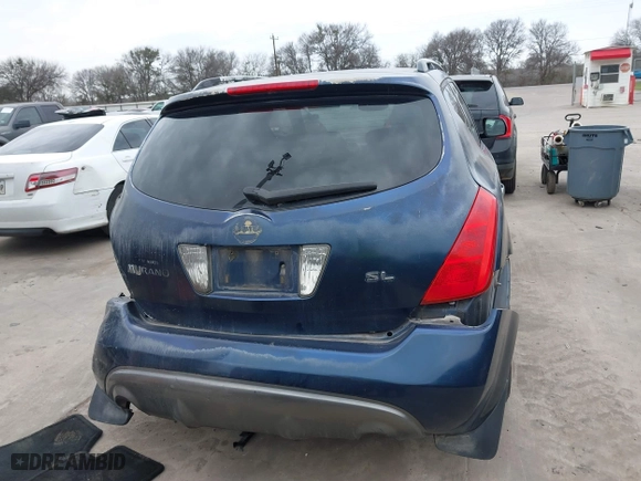 2003 Nissan Murano SL with VIN JN8AZ08T83W104170, listed as a IAAI auction lot 41576161 with 165,328 mi miles. Bid and sale history available at carsss.com. Image 17.