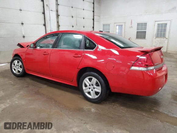 2009 Chevrolet Impala LS with VIN 2G1WB57K991190884, listed as a Copart auction lot 52127815 with 205,835 mi miles and Clean Title. Bid and sale history available at DreamBid. Image 2.