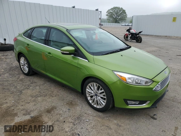 2018 Ford Focus Titanium with VIN 1FADP3J24JL314044, listed as a Copart auction lot 57130285 with 117,298 mi miles and Non repairable. Bid and sale history available at DreamBid. Image 4.