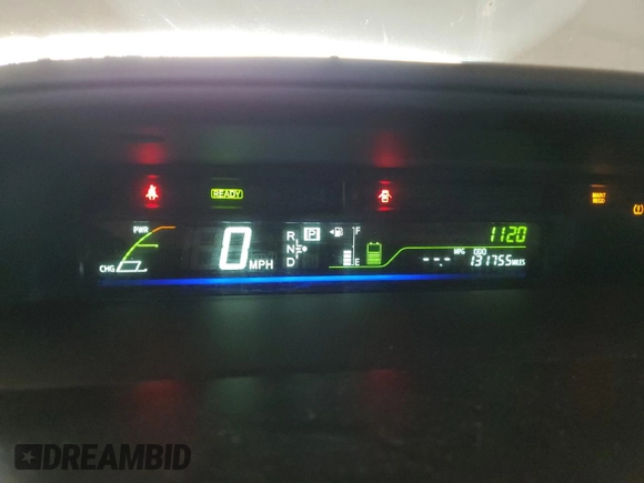 2014 Toyota Prius Two with VIN JTDZN3EU6EJ006344, listed as a Copart auction lot 56199825 with 131,755 mi miles and Salvage Title. Bid and sale history available at DreamBid. Image 9.