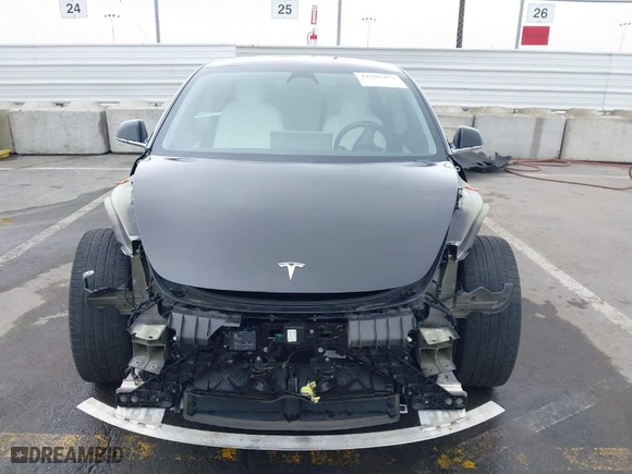 2018 Tesla Model 3 Long Range Battery with VIN 5YJ3E1EA4JF177966, listed as a IAAI auction lot 41920453 with 115,585 mi miles. Bid and sale history available at carsss.com. Image 13.