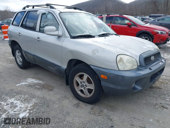 2002 Hyundai Santa Fe GLS with VIN KM8SC73D82U275582, listed as a IAAI auction lot 41565218 with 248,804 mi miles. Bid and sale history available at carsss.com. Image 1.