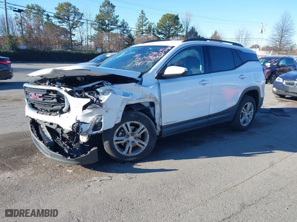2019 GMC Terrain SLE with VIN 3GKALMEV6KL107572, listed as a IAAI auction lot 41372917 with 103,748 mi miles. Bid and sale history available at carsss.com. Image 17.