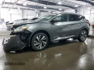 2016 Nissan Murano SL z VIN 5N1AZ2MH9GN151563, wystawiony jako Copart lot #61471865 z przebiegiem 115 658 mil mil oraz Szkoda całkowita • Salvage title. Historia ofert i sprzedaży dostępna na DreamBid. Obrazek 1.