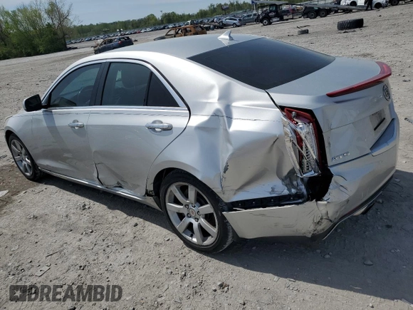 2013 Cadillac ATS with VIN 1G6AA5RA4D0179257, listed as a Copart auction lot 54173405 with 197,717 mi miles and Salvage title. Bid and sale history available at DreamBid. Image 2.