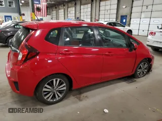 2015 Honda Fit EX-L with VIN 3HGGK5H80FM709048, listed as a Copart auction lot 52913095 with 111,380 mi miles and Salvage Title. Bid and sale history available at DreamBid. Image 3.
