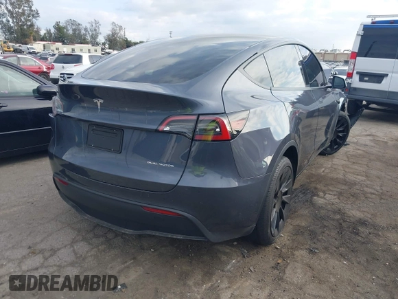 2023 Tesla Model Y Long Range with VIN 7SAYGDEE4PA028440, listed as a IAAI auction lot 41488136 with 29,229 mi miles and . Bid and sale history available at DreamBid. Image 4.