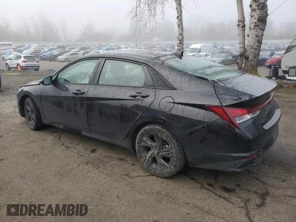 2021 Hyundai Elantra SEL with VIN 5NPLS4AG6MH029439, listed as a Copart auction lot 47414955 with 44,176 mi miles and Salvage Title. Bid and sale history available at carsss.com. Image 2.