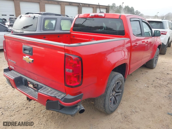 2020 Chevrolet Colorado 2WD Work Truck with VIN 1GCGSBEA3L1162371, listed as a IAAI auction lot 41459602 with 126,428 mi miles. Bid and sale history available at carsss.com. Image 4.