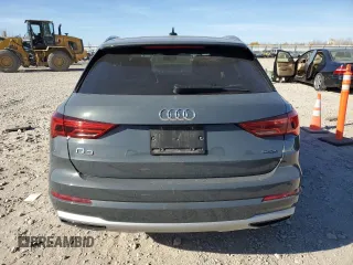 2019 Audi Q3 Premium Plus with VIN WA1BECF37K1082412, listed as a Copart auction lot 77412624 with 33,398 mi miles and Salvage Title. Bid and sale history available at carsss.com. Image 6.