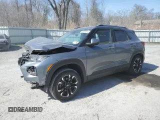 2022 Chevrolet TrailBlazer LT with VIN KL79MRSL0NB018093, listed as a Copart auction lot 52067614 with 27,557 mi miles and . Bid and sale history available at DreamBid. Image 1.