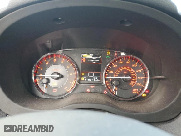 2015 Subaru WRX Premium z VIN JF1VA1D64F9825265, wystawiony jako Copart lot #60856625 z przebiegiem 118 371 mil mil oraz Czysty tytuł • Clean title. Historia ofert i sprzedaży dostępna na DreamBid. Obrazek 9.