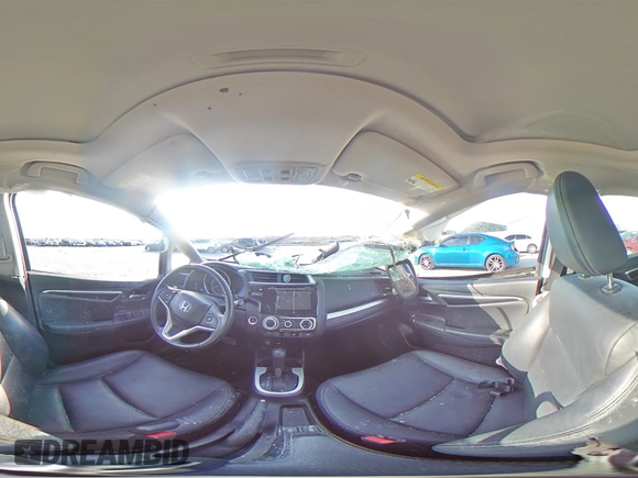 2017 Honda Fit EX-L with VIN JHMGK5H89HS023985, listed as a Copart auction lot 85795274 with Not Provided miles and Salvage Title. Bid and sale history available at DreamBid. Image 12.