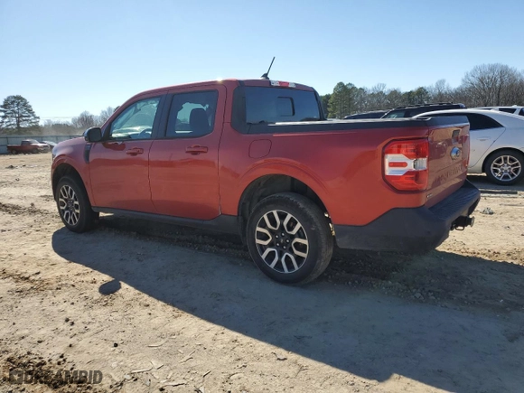 2024 Ford Maverick LARIAT with VIN 3FTTW8M39RRA75405, listed as a Copart auction lot 46689575 with 37,725 mi miles and Salvage Title. Bid and sale history available at carsss.com. Image 2.