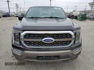 2021 Ford F-150 XL with VIN 1FTFW1ED4MFA04985, listed as a Copart auction lot 55450375 with 47,341 mi miles and Salvage Title. Bid and sale history available at carsss.com. Image 5.