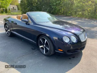 2007 Bentley Continental GT with VIN SCBDR33W17C043914, listed as a Copart auction lot 51431175 with 67,117 mi miles and Clean Title. Bid and sale history available at carsss.com. Image 1.