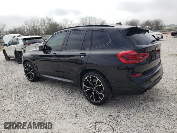 2020 BMW X3 M Competition with VIN 5YMTS0C00L9B84014, listed as a Copart auction lot 45115844 with 45,311 mi miles. Bid and sale history available at carsss.com. Image 2.