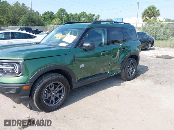 2024 Ford Bronco Sport Big Bend z VIN 3FMCR9B60RRE84253, wystawiony jako IAAI lot #42379244 z przebiegiem 3 587 mil mil oraz . Historia ofert i sprzedaży dostępna na DreamBid. Obrazek 6.