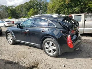 2013 Infiniti FX with VIN JN8CS1MU8DM140245, listed as a Copart auction lot 78312144 with 44,947 mi miles and Salvage Title. Bid and sale history available at DreamBid. Image 2.