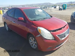 2013 Nissan Versa SV with VIN 3N1CN7AP3DL869285, listed as a IAAI auction lot 41767121 with 155,687 mi miles and . Bid and sale history available at DreamBid. Image 1.