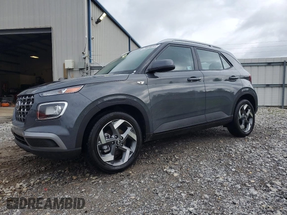 2025 Hyundai Venue SEL with VIN KMHRC8A38SU370321, listed as a Copart auction lot 60707655 with 3,076 mi miles and Clean title. Bid and sale history available at DreamBid. Image 1.