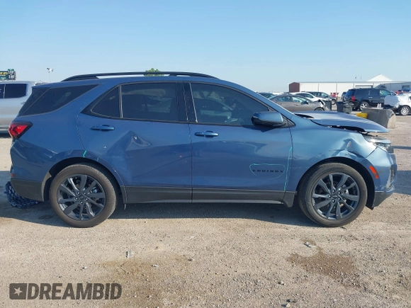 2024 Chevrolet Equinox RS with VIN 3GNAXWEG4RL166568, listed as a IAAI auction lot 42218169 with 14,019 mi miles and . Bid and sale history available at DreamBid. Image 13.