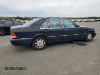 1996 Mercedes-Benz S with VIN WDBGA51E1TA295366, listed as a Copart auction lot 54743804 with 113,054 mi miles and Non Repairable. Bid and sale history available at DreamBid. Image 3.